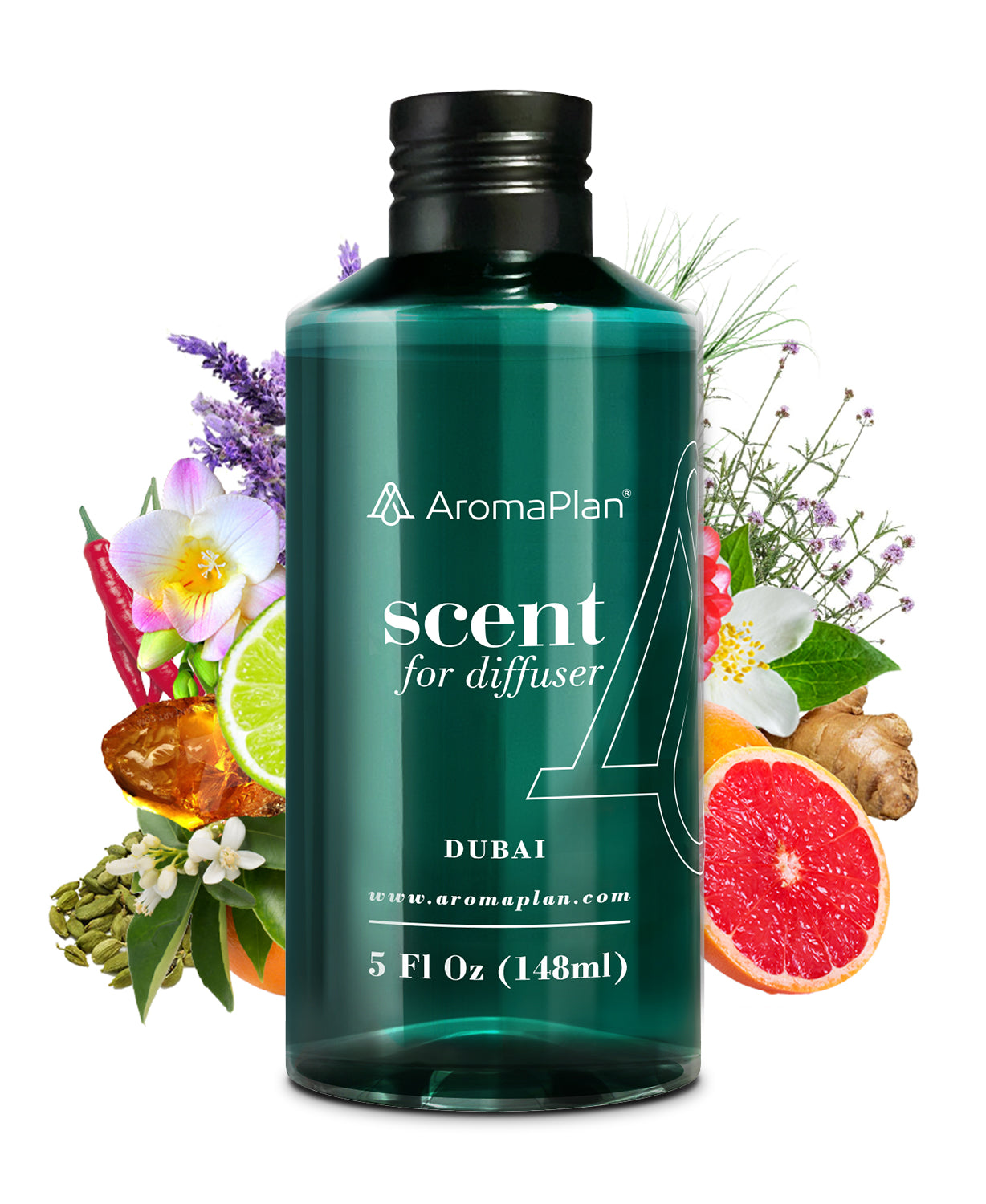 Discover the Scent Dubai Fragrance - Aroma Oil for Scent Diffusers - Natural & Vegan - Essential Oil Blends for Diffuser - Size: 5 Fl Oz. (148ml)