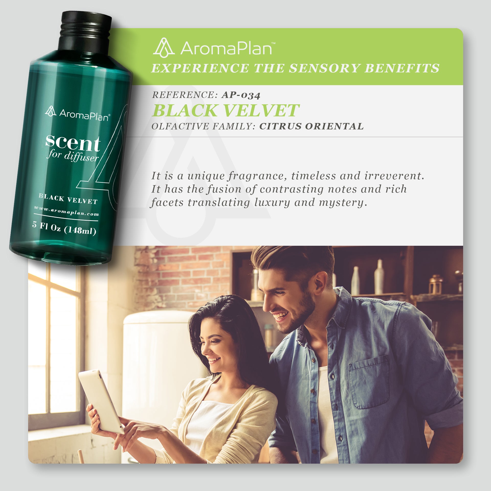 AP034 - Scents Black Velvet - 5 Fl Oz (148ml)
