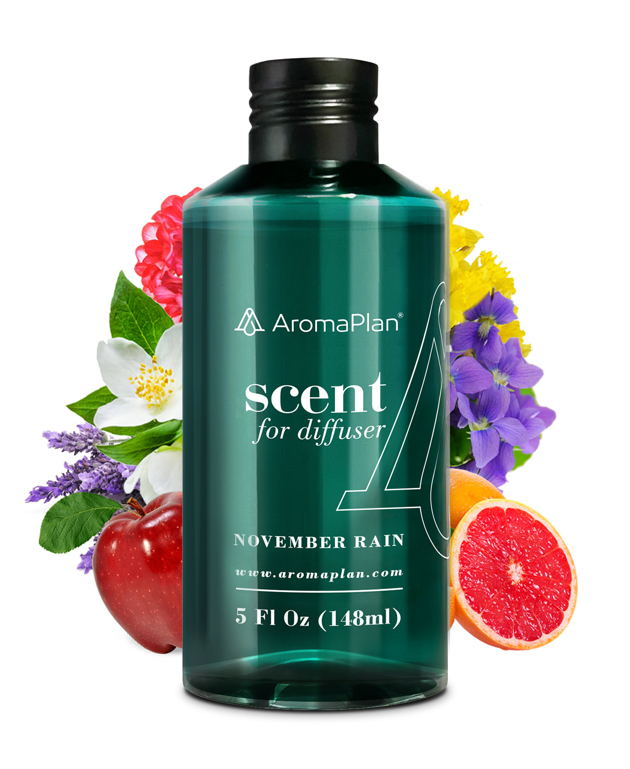 Discover the Scent November Rain Fragrance - Aroma Oil for Scent Diffusers - Natural & Vegan - Essential Oil Blends for Diffuser - Size: 5 Fl Oz. (148ml)