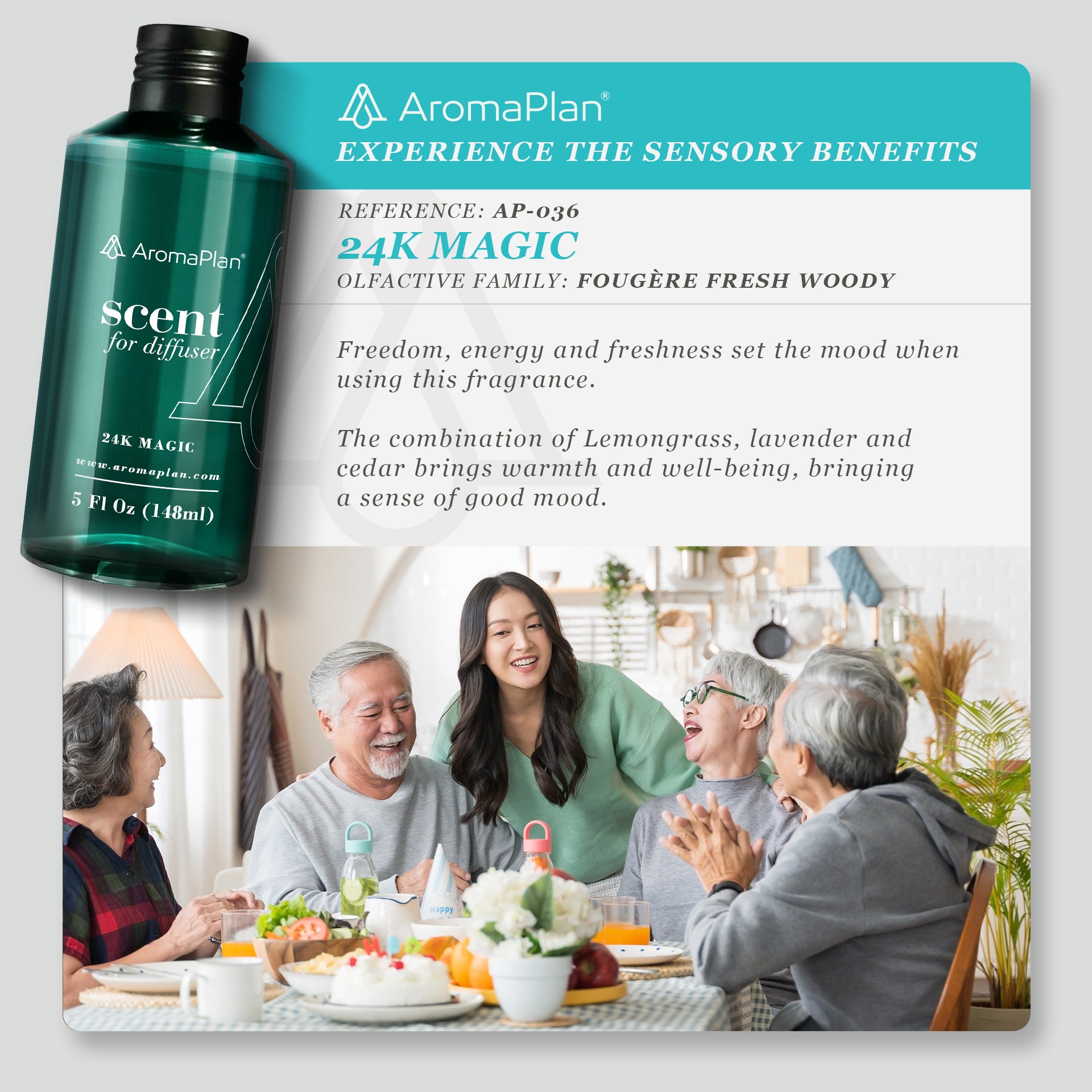 AP036 - Scents 24K Magic - Inspired by "W Hotel" - 5 Fl Oz (148ml)