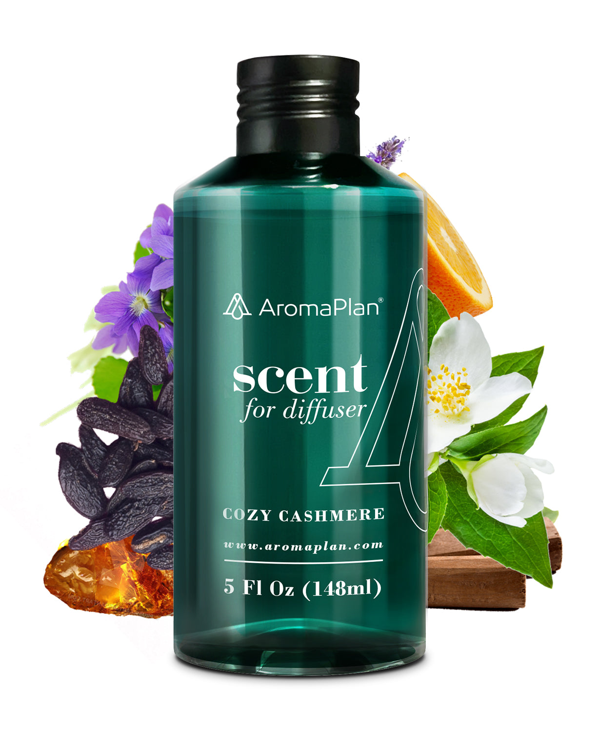 Discover the Scent Cozy Cashmere Fragrance - Aroma Oil for Scent Diffusers - Natural & Vegan - Essential Oil Blends for Diffuser - Size: 5 Fl Oz. (148ml)