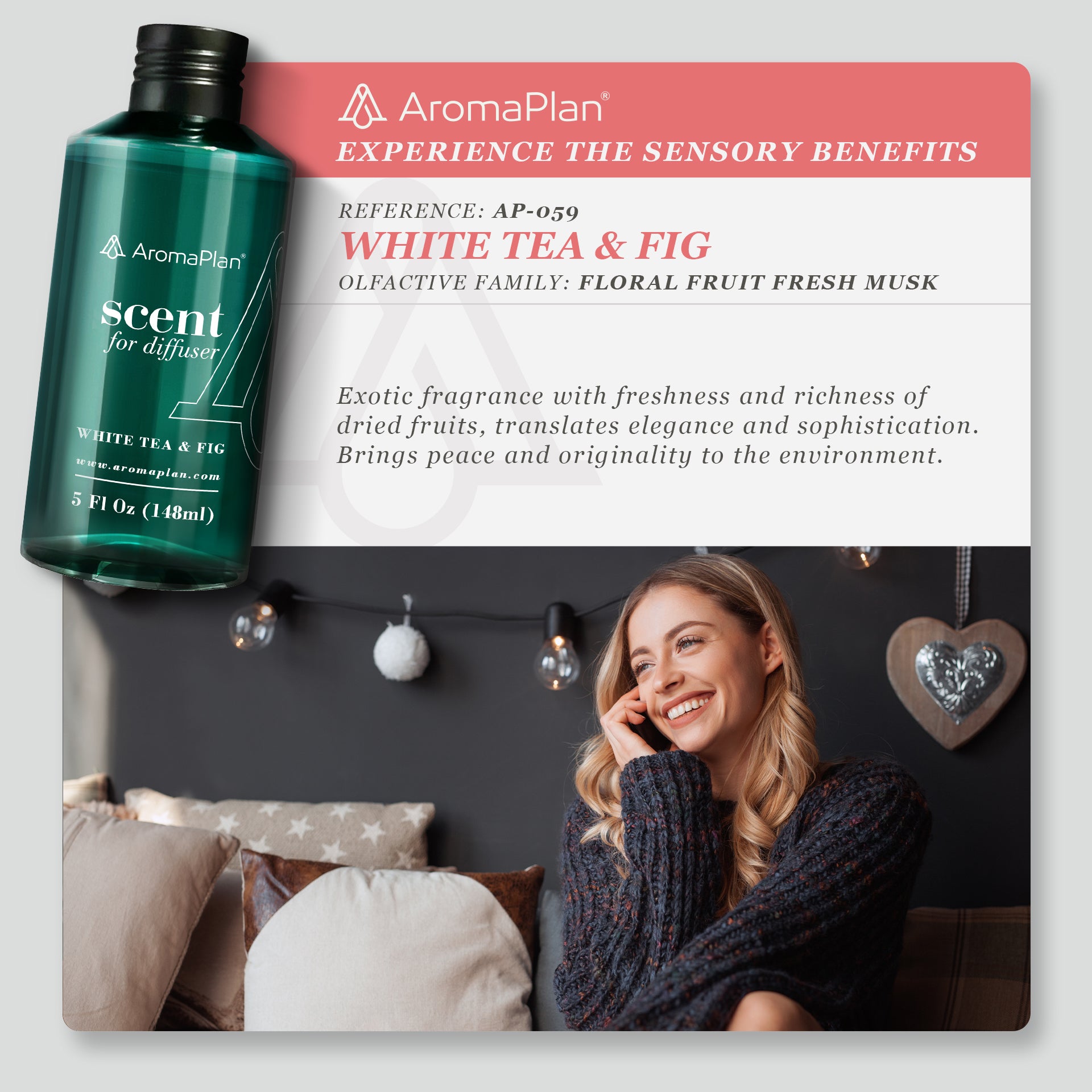 AP059 - Scents White Tea & Fig - 5 Fl Oz (148ml)