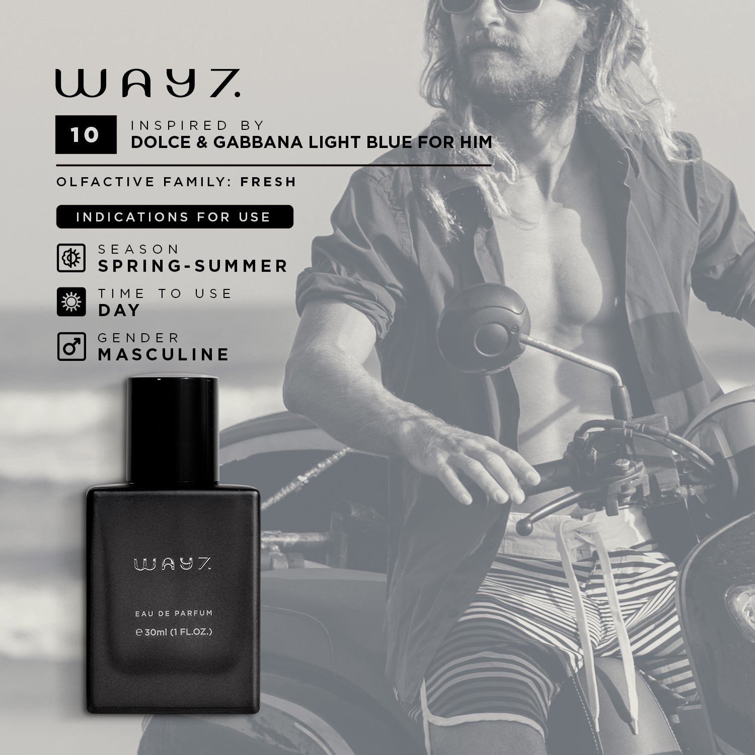 10 - Inspired by Light Blue Pour Homme - Dolce & Gabbana