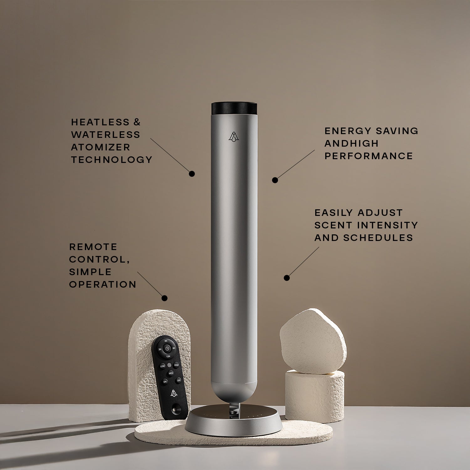 Fragrance Diffuser Slim PRO - Silver | AromaPlan