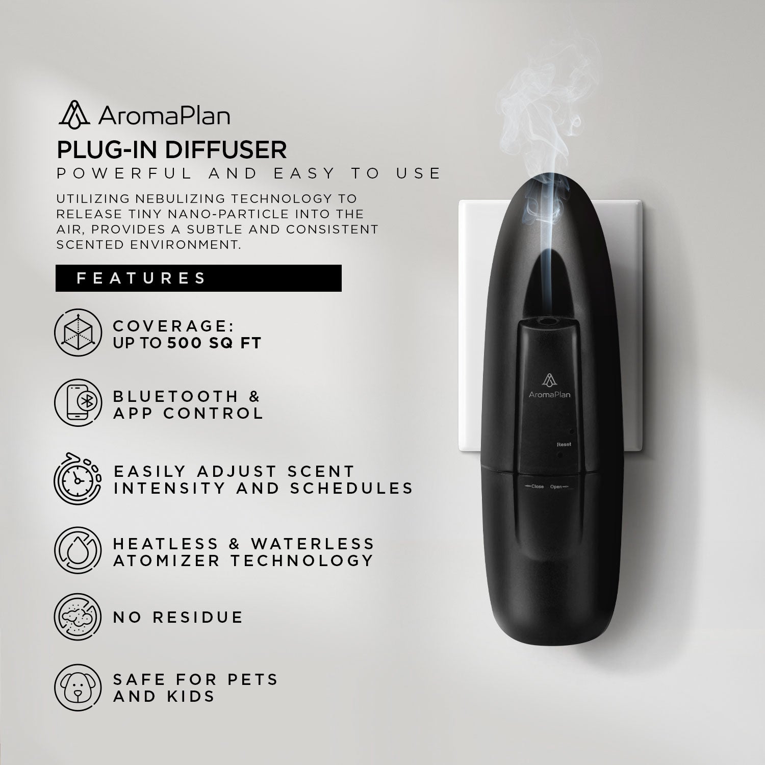 Smart Plug-in Diffuser (Black)