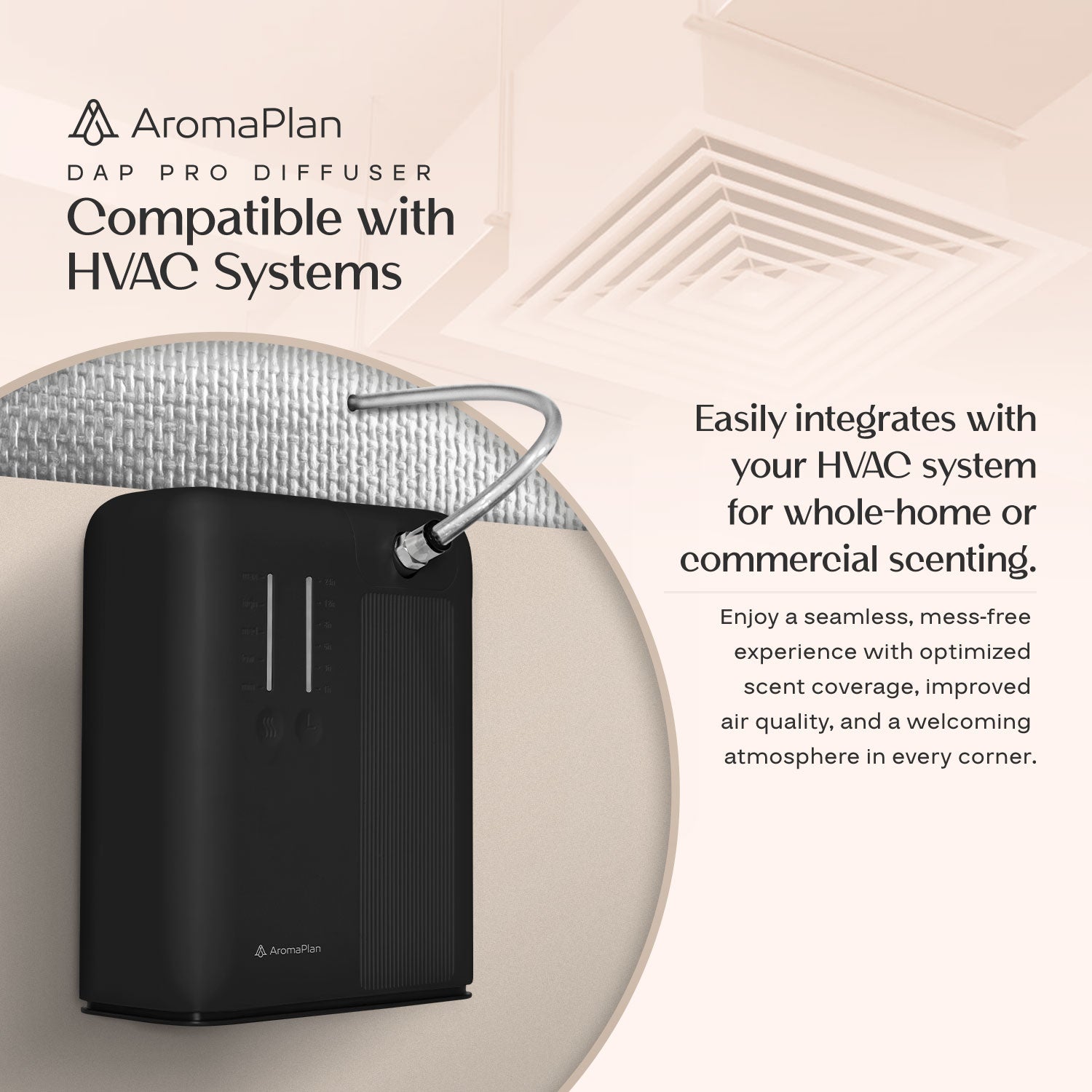 Diffuser Aromplan Pro Black + 2 Fragrances - Aromaplan