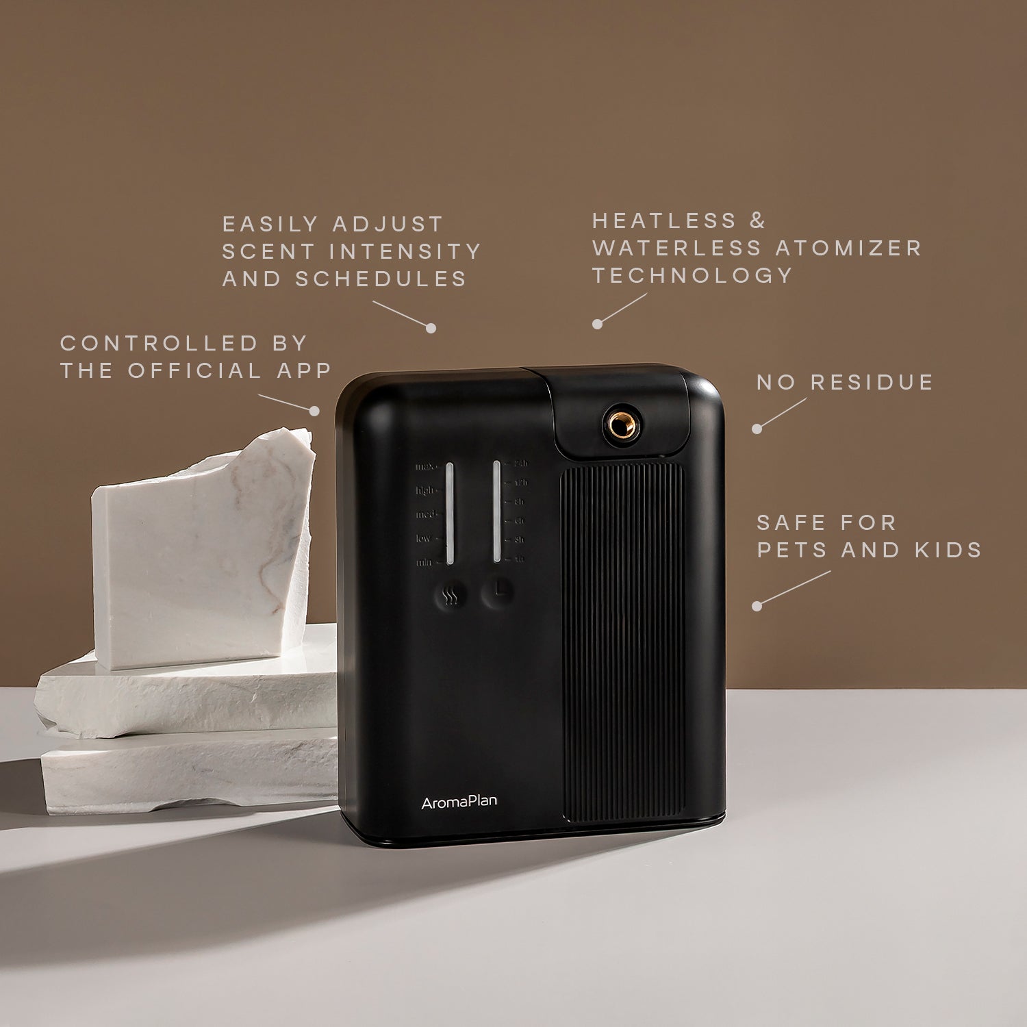 Diffuser Aromplan Pro Black + 2 Fragrances - Aromaplan