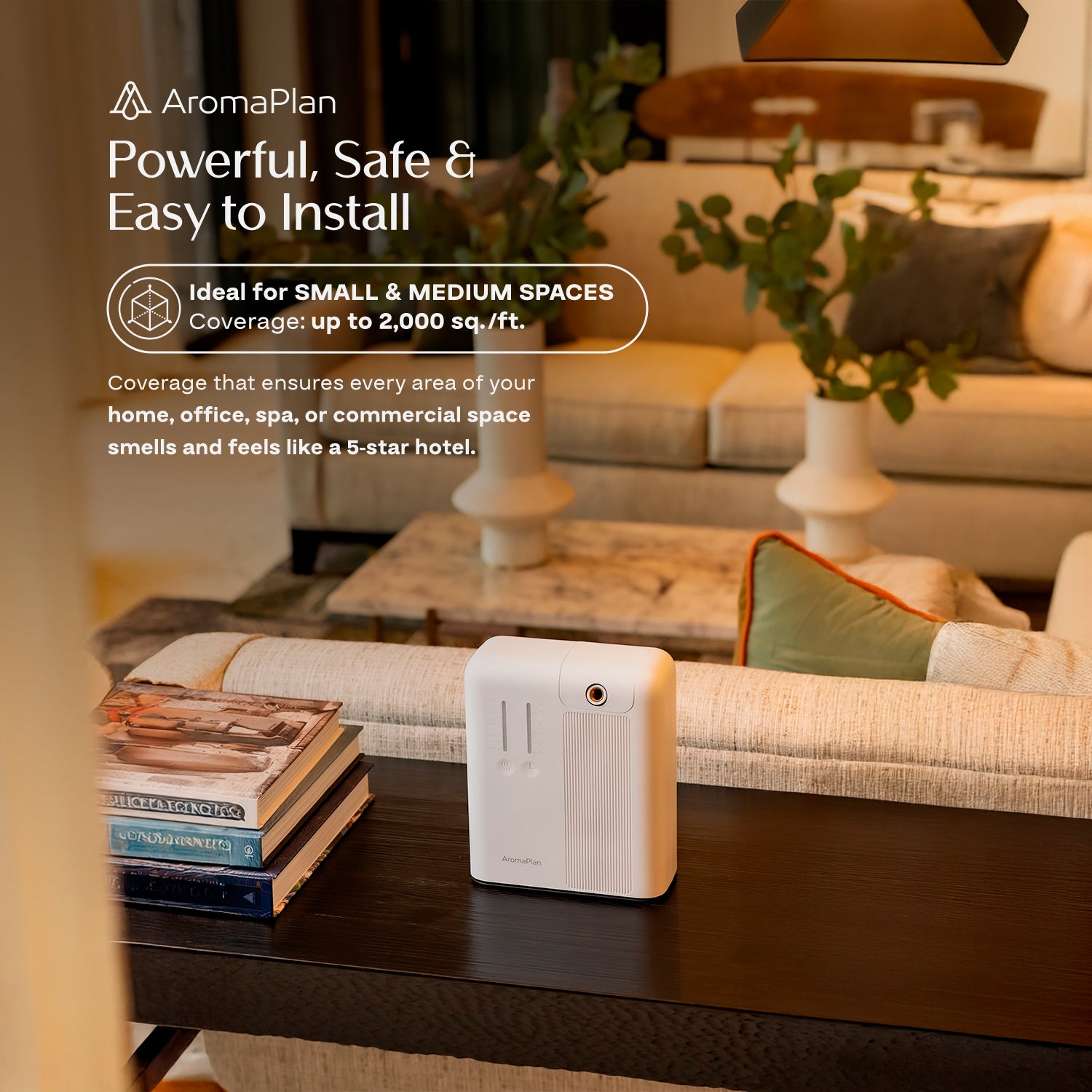 RFBS Diffuser DAP PRO (White/Black) - AromaPlan