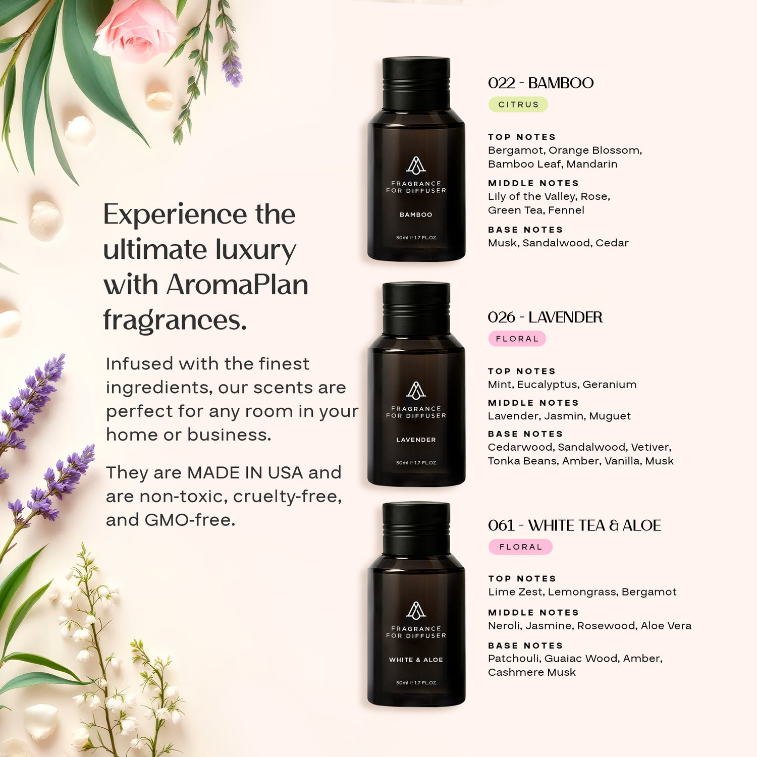 Spring Collection - Kit 3x45ml - AromaPlan