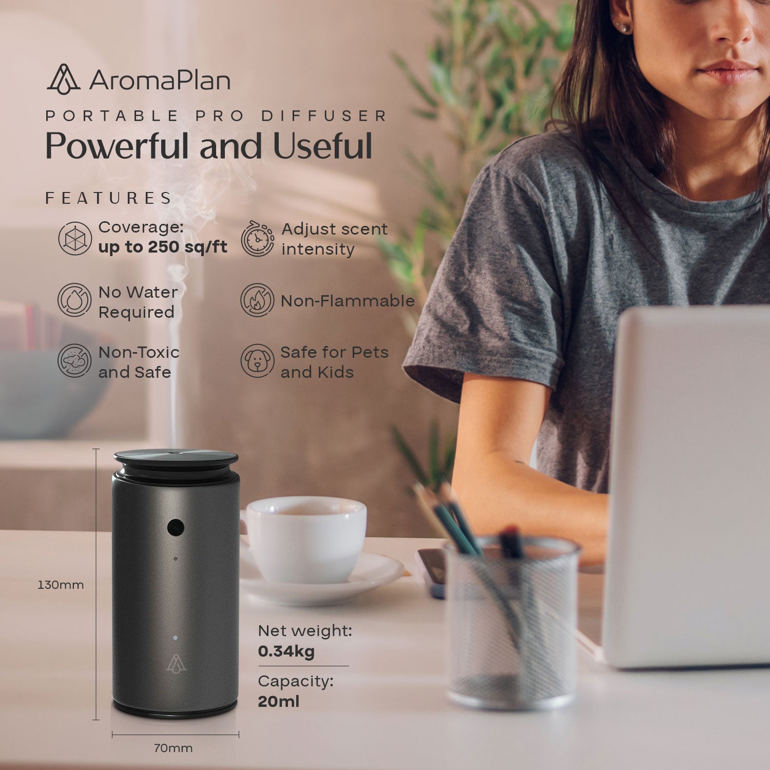 Portable PRO Diffuser – AromaPlan