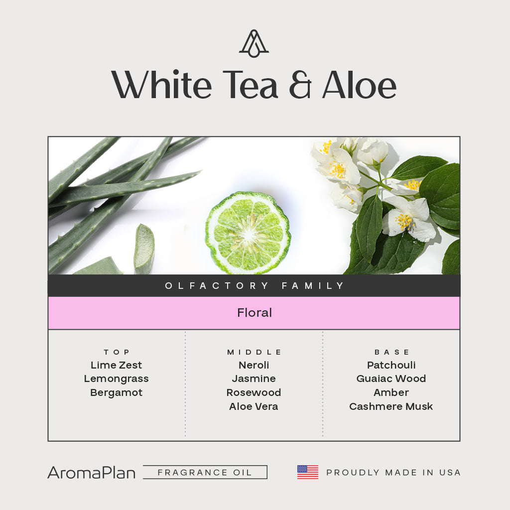 White Tea & Aloe Fragrance AP061 - AromaPlan