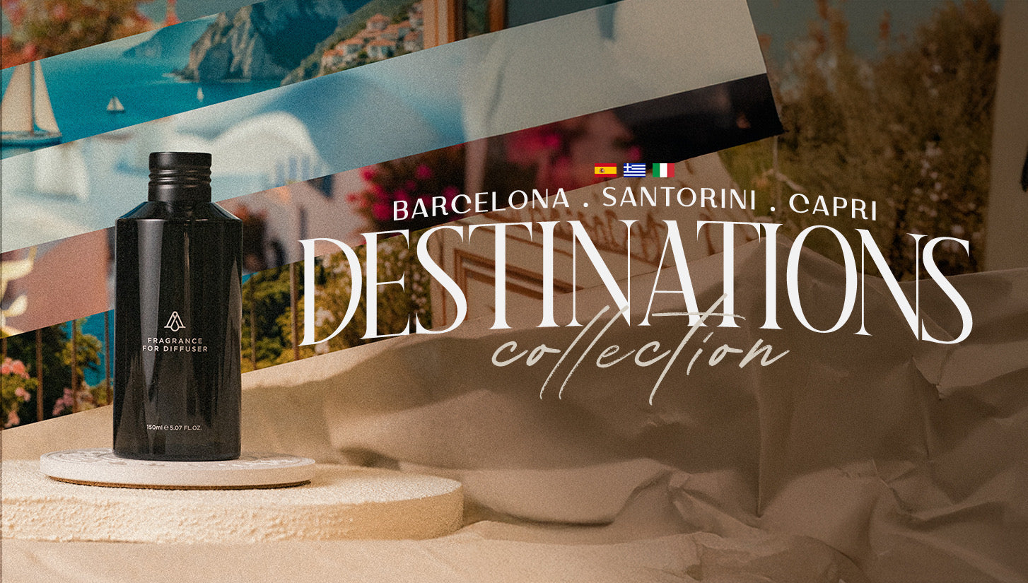 Introducing Destinations: AromaPlan’s New Collection That Brings European Summer Home