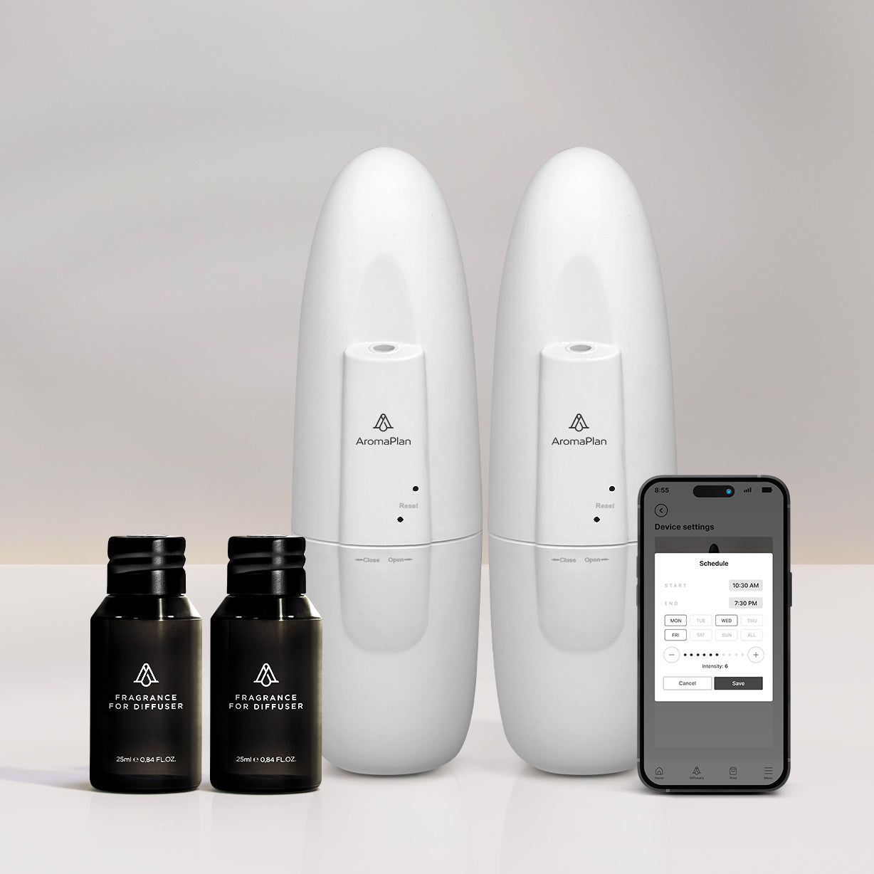 Smart Plug-in Diffuser (White - 2 Pack)