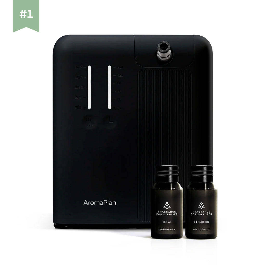 Diffuser AromaPlan Pro Black + 2 Fragrances - Aromaplan