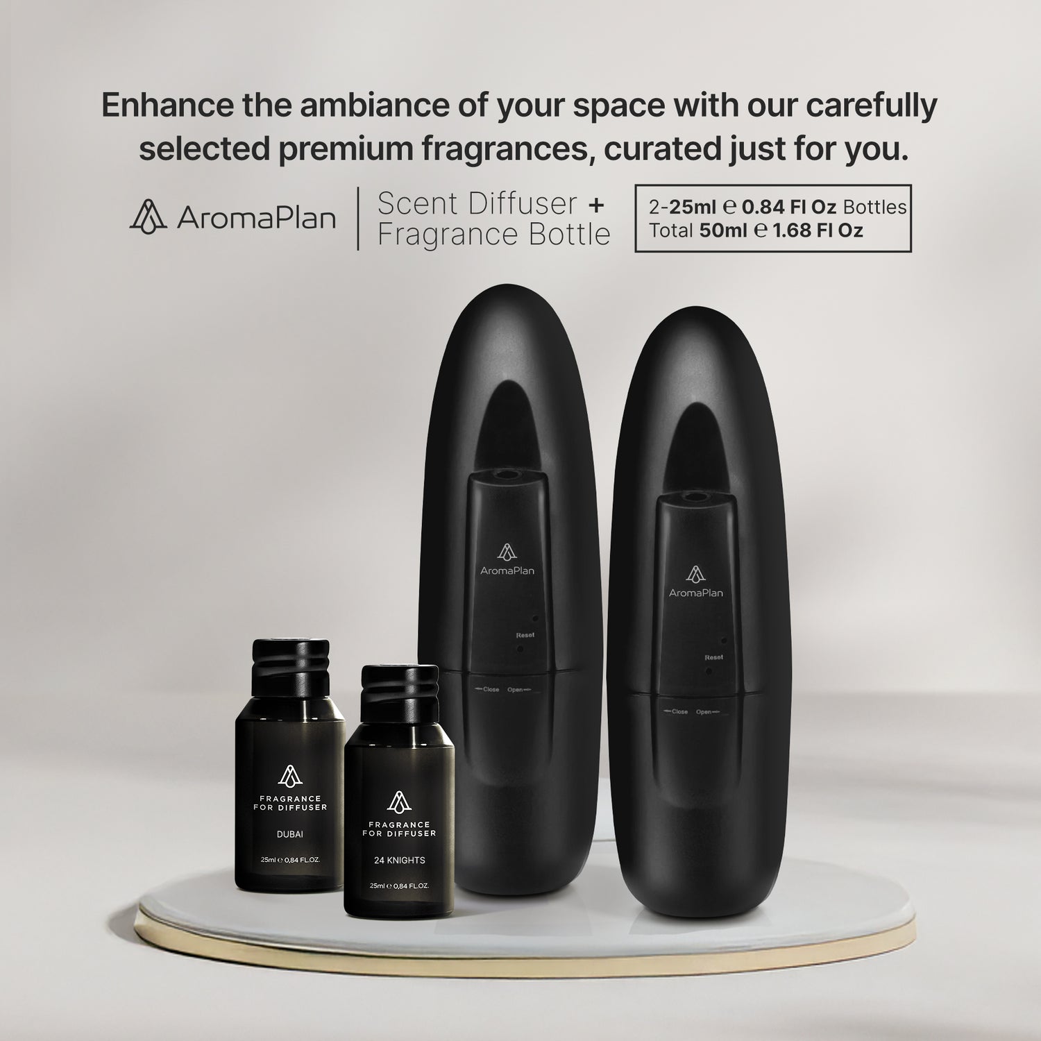 Smart Plug-in Diffuser (Black - 2 Pack) - AromaPlan