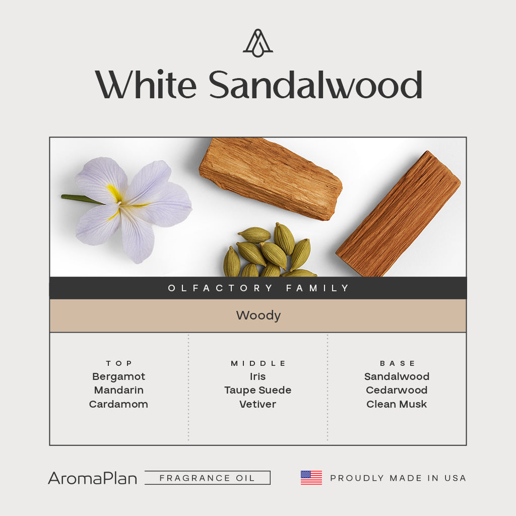 White Sandalwood Fragrance AP117 -  AromaPlan