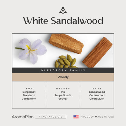 White Sandalwood Fragrance AP117 -  AromaPlan