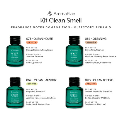 AromaDrops: Clean Smell Fragrance Collection - AromaPlan