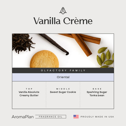Vanilla Crème Fragrance AP118 -  AromaPlan