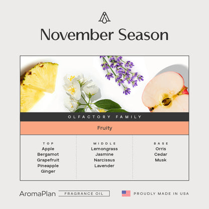 November Season Fragrance AP035 - AromaPlan