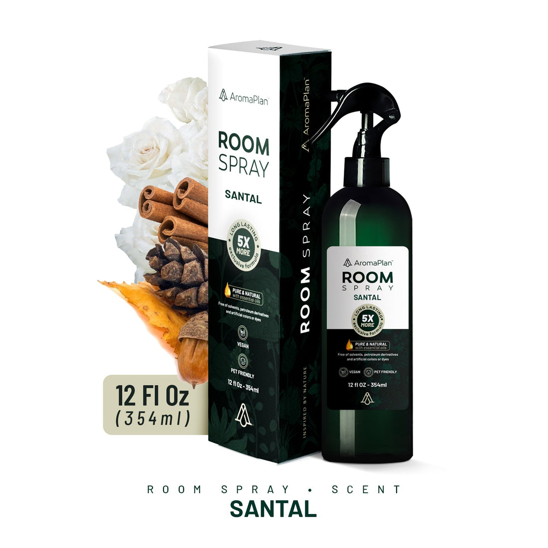🎁 Room Spray RS023 - Pillow Mist - Santal (Inspired by "Santal 33l") 12 FL OZ (354ml) (100% off)